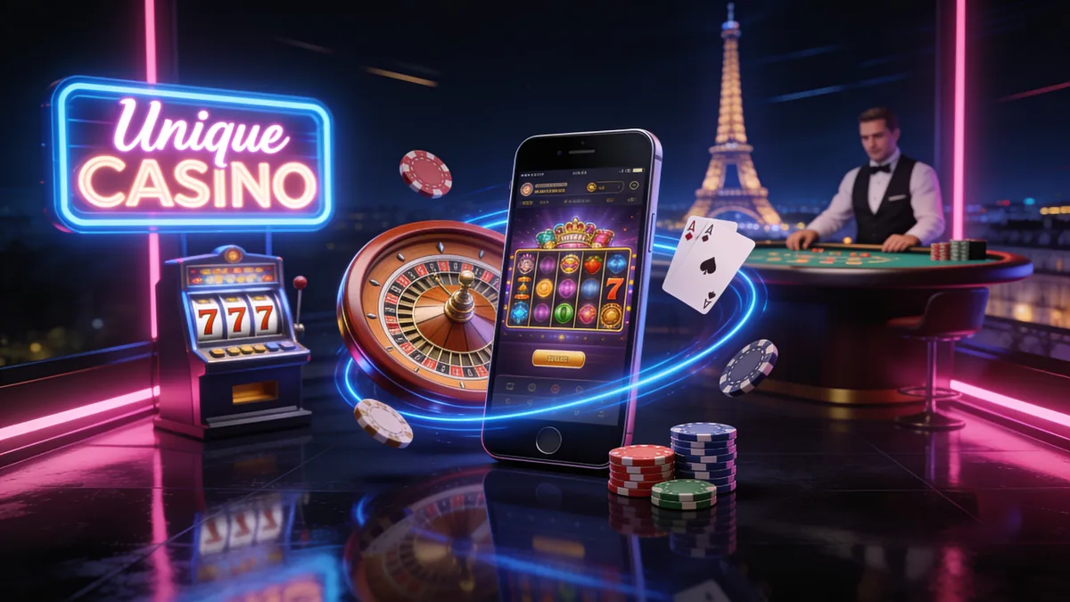 Présentation de l'application Unique Casino : guide unique casino pour les joueurs en France
